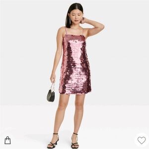 A New Day Target Pink Sequin Dress